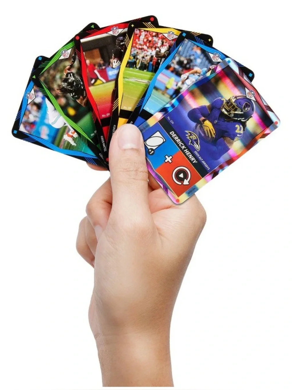 UNO Elite NFL Card Game 2025 Alt Jerseys Edition Starter Pack with 4 Booster Pac